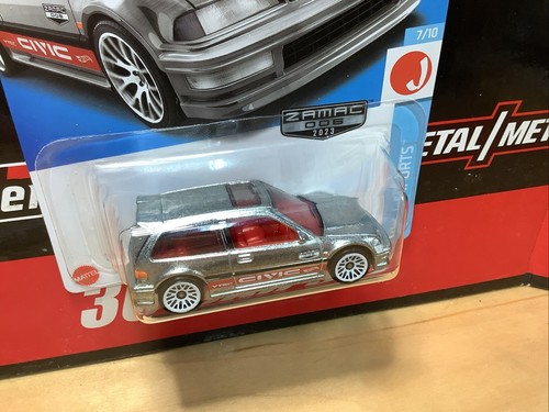 2023 Hot Wheels #96 HW J-Imports '90 Honda Civic EF ZAMAC Walmart Exclusive FRM - Picture 2 of 4