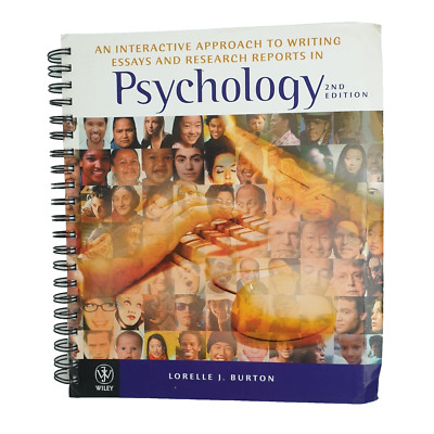 An Interactive Approach to Writing Essays and Research Reports in Psychology