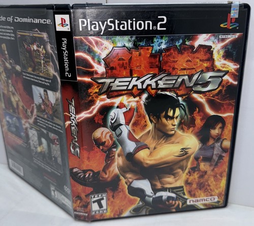 Tekken 5 Playstation 2 PS2 Complete CIB w/ Manual Tested & Works - Picture 10 of 12