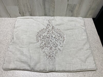 J QUEEN Angeline Beige Standard Sham New out of the Package