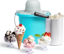 Nostalgia Electric Ice Cream Maker - Old Fashioned Soft Serve Ice Cream Machine