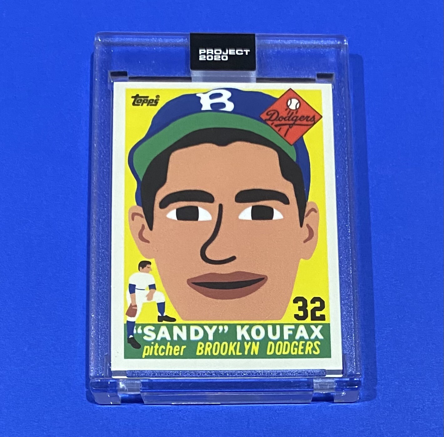 Topps Project 2020 - 1955 Sandy Koufax by Keith Shore - Brooklyn Dodgers #162 🔥