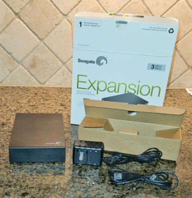 Seagate Expansion 3TB USB 3.0 External Hard Drive  STBV3000100  Model # SRD00F2