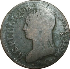 O9233 Directoire Décentré 5 Centimes Dupré an A Paris ->Make offer