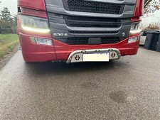 SCANIA  S NEX GEN 2018 -ON  MIDDLE LOW BUMPER  STAINLESS STEEL LIGHT BAR+5 LEDS