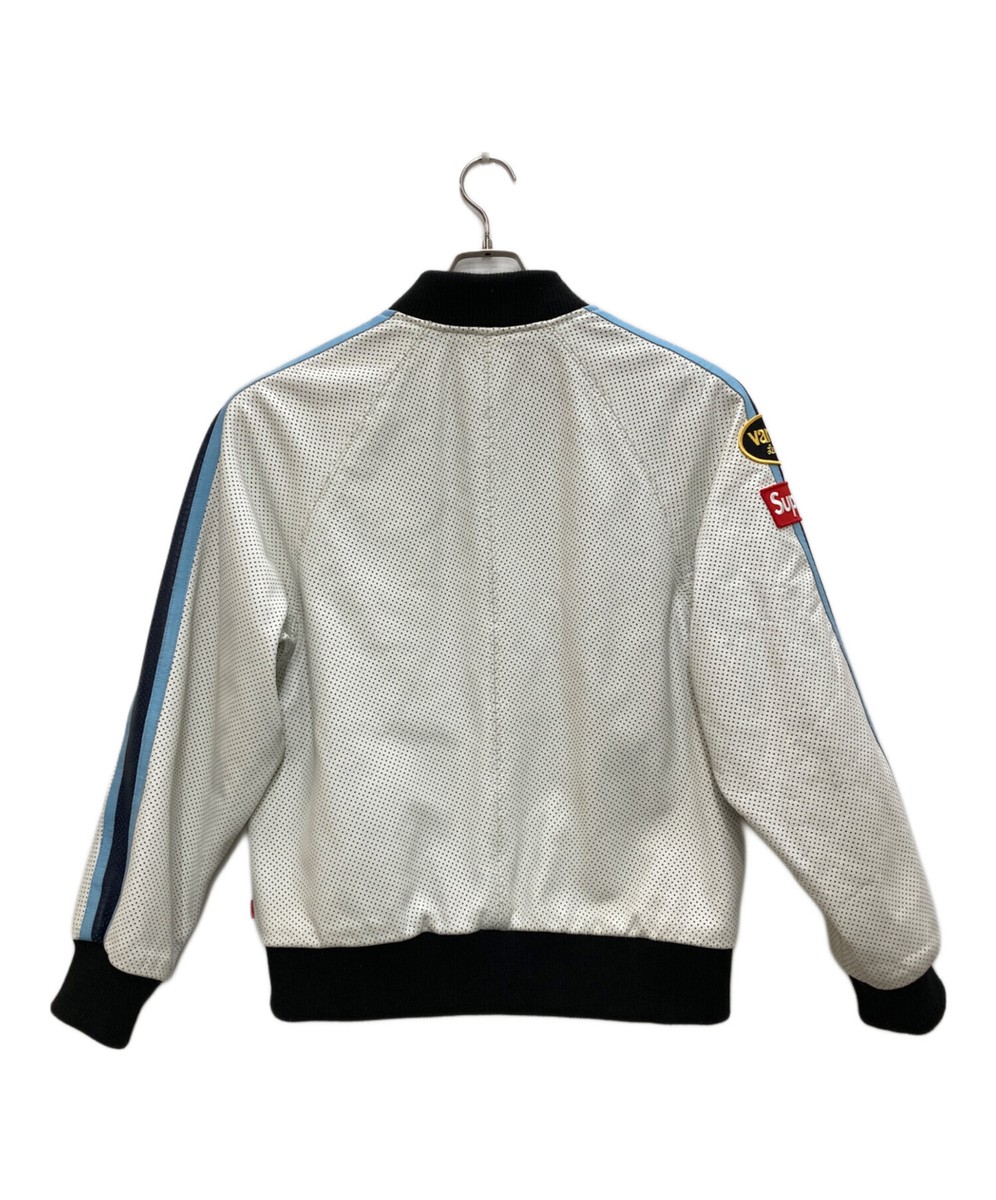 Brand: SUPREME × VANSON Leathers Perforated Bomber Jacket Tag size: M
