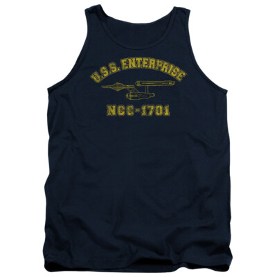 STAR TREK ENTERPRISE Licensed Adult Men's Graphic Tank Top Sleeveless SM-2XL