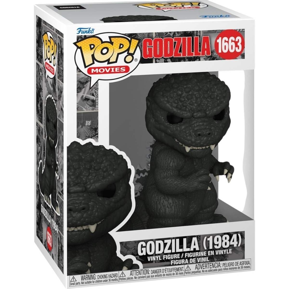 Buy Funko Pop! Vinyl: Godzilla - Godzilla (1984) (Chase) #1663