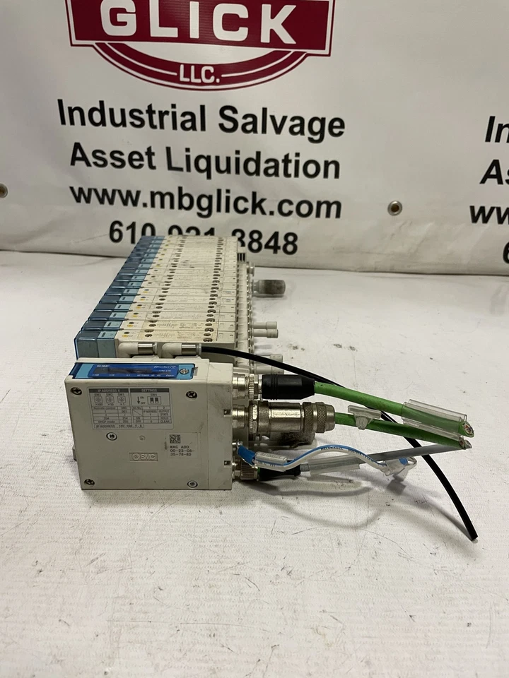 Coletor de válvula solenóide pneumático SMC EX260-SEN1 Ethernet/IP Fieldbus System 16 - Imagem 3 de 4