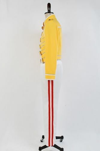 Queen Lead Vocals Freddie Mercury Wembley On Stage Cosplay Costume