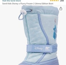 Sorel Frozen FLURRY X Disney Elsa Boots Youth 6