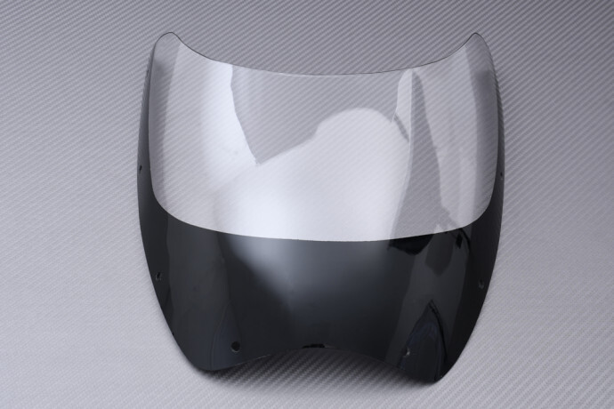 Bulle YAMAHA RD 350 LC anti-fissure en polycarbonate pour carénage 83-85
