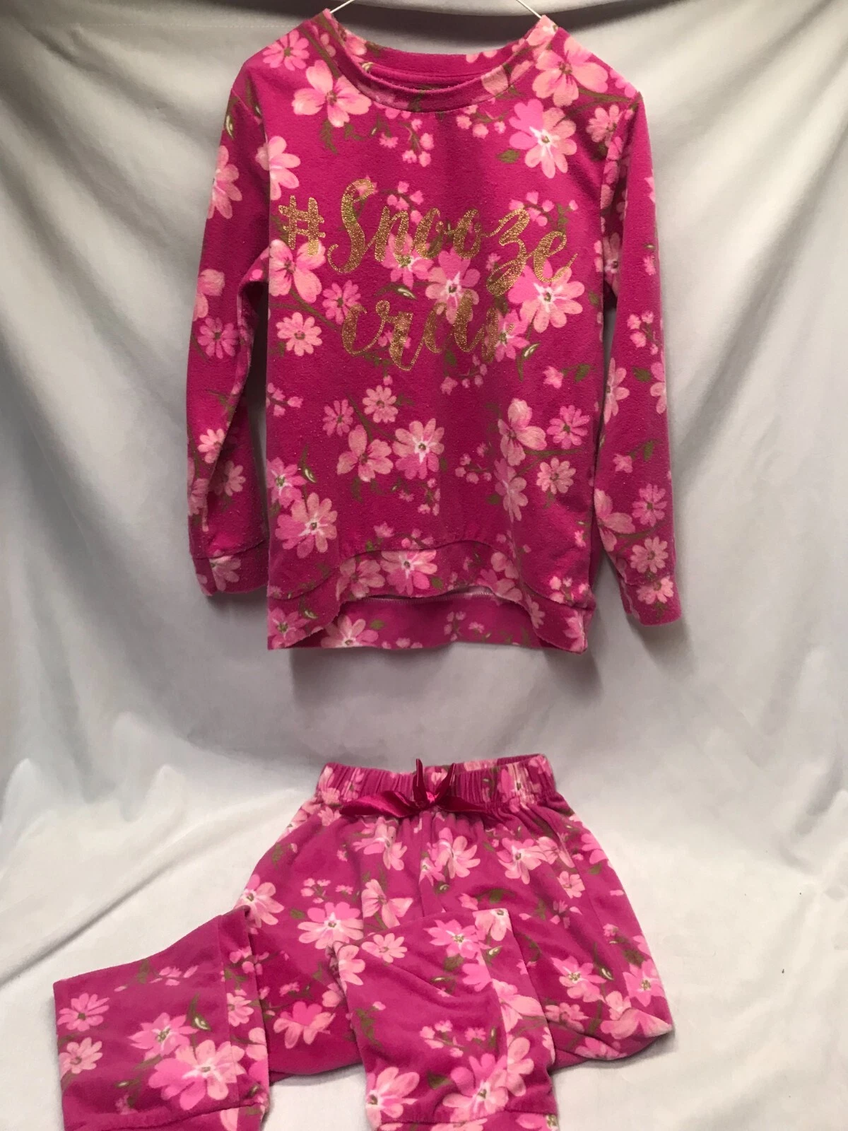 2 Kids Sleep On It Outfit Flower Pink top & Pant Girls Fashion Clothing Size S
Opens in a new window