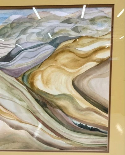 Vintage Original Watercolor Painting Robert Munson Howe 31" X 25" Morrow Bay - Picture 3 of 8