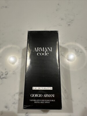 Giorgio Armani Code 4.2oz Men's Eau de Toilette New 2024