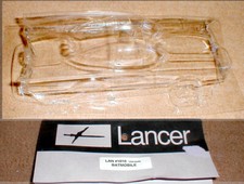 BZ Batmobile Clear Body by Lancer .015" Clear Lexan Original Vintage 1/24 scale