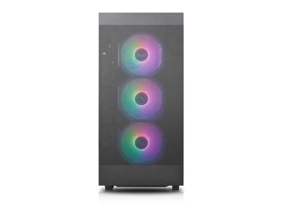 Rosewill Helium Flow Black Mid Tower Computer Gaming Case, TG & Mesh Panel, ATX, - Image 3 of 4