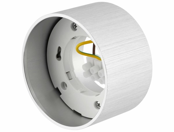 Aluminium GX53 Aufbaustrahler Deckenleuchte Leuchte KüChe Theke GebüRstet Rund-image