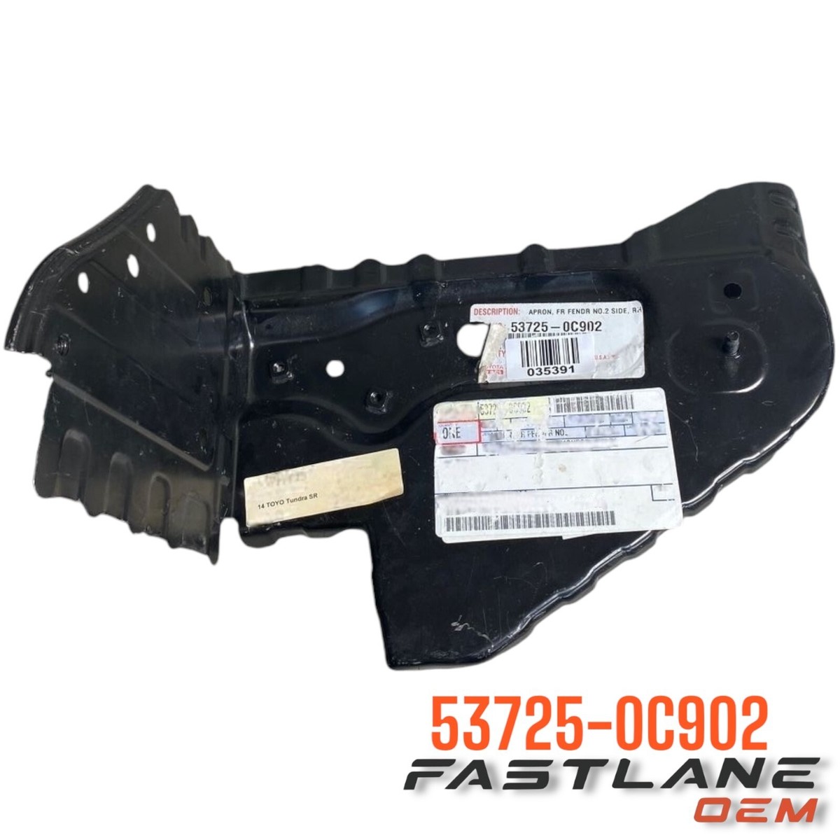 2013-2022 TOYOTA TUNDRA FRONT RIGHT FENDER APRON NEW OEM