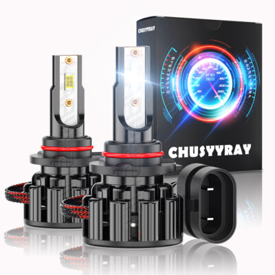 2x 9012 LED Headlight For Toyota RAV4 2016 2017 2018 Hi/Lo Beam 6000K White Bulb