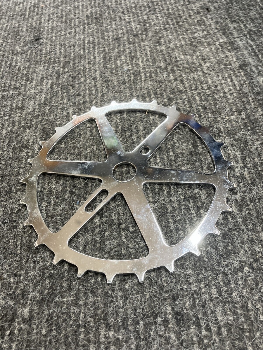 Vintage Wald 26 Tooth x3/16”x 1” Chrome Plated Skip Tooth Sprocket