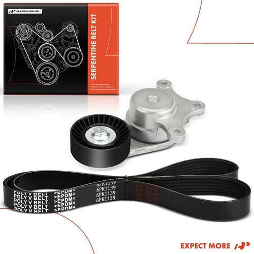 2x Kit de componentes de transmisión por correa Serpentine para Ford Edge 2015-2018 Explorer 12-18 - Imagen 9 de 10