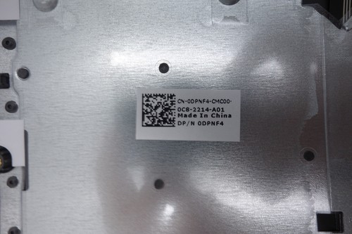NEW Genuine Palmrest UK Keyboard DELL Inspiron 7560 DPNF4 M24GV NSK-EB0BW - Zdjęcie 3 z 7