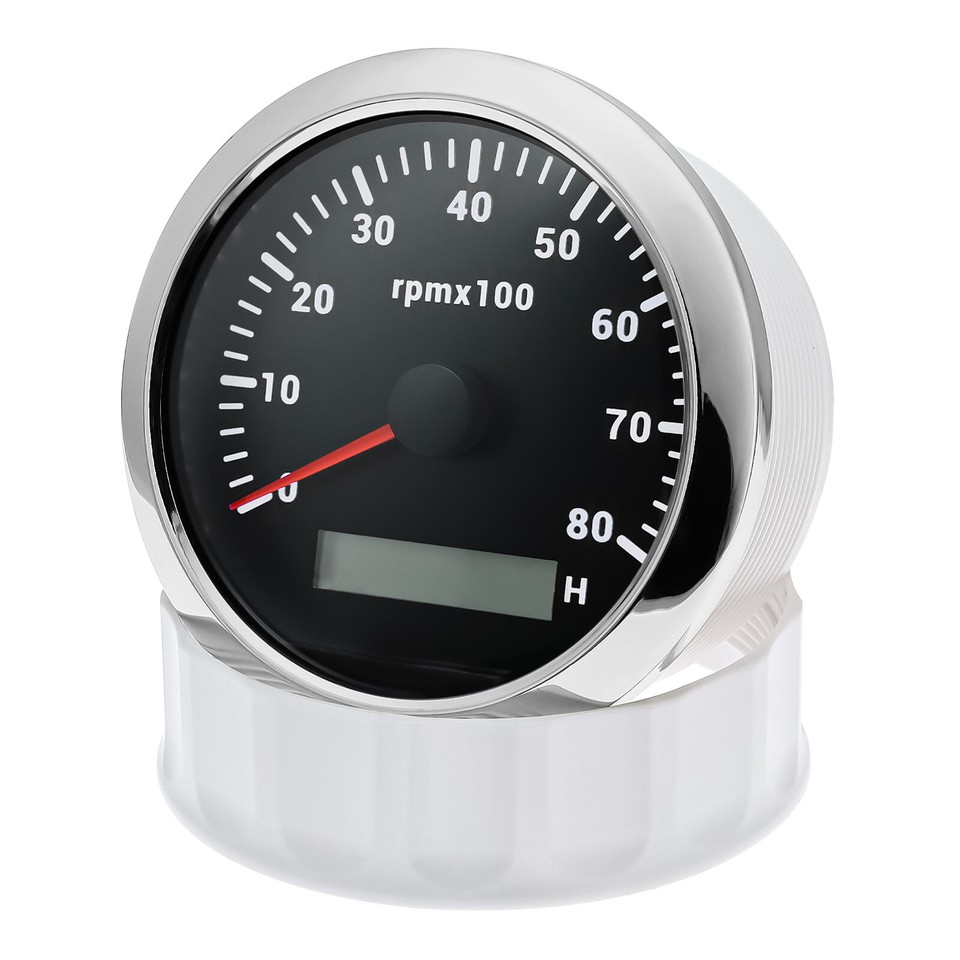 85MM Tachometer Tacho Gauge 0-8000 RPM With 16mm RPM Sensor For Car ...