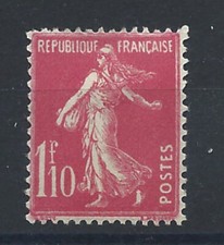 France N°238* (MH) 1927/31 - Semeuse fond plein