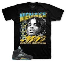 Shirt To Match Jordan 5 Aqua Shoes Aquatone  - Nineties Tee