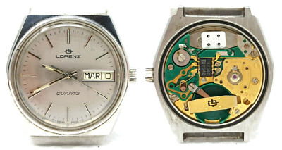 Uhr Lorenz electronic Kaliber esa 9183 eta vintage watch electronic clock