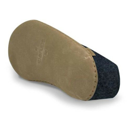 SAOLA GLERUPS Ciabatte da donna unisex denim blu suola in pelle A 10 00 lana