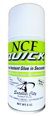 NCF Quick Adhesive Accelerator for Plastic Foam Stone 6oz Aerosol Can