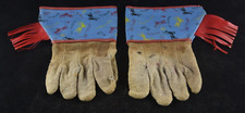Roy Rogers and Trigger Vinyl and Cloth Children's Gloves 1950's