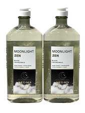2 BATH BODY WORKS AROMA MOONLIGHT ZEN BLACK CHAMOMILE BODY WASH 10 FL OZ