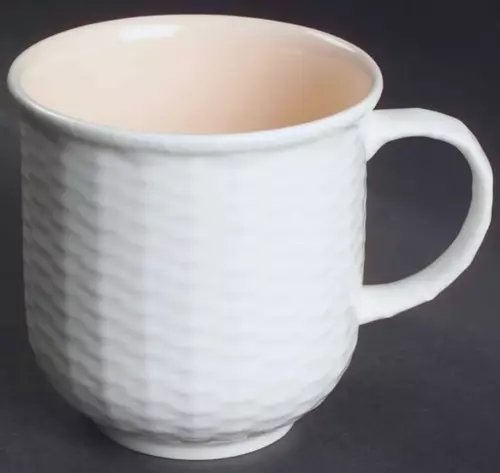 WEDGWOOD NANTUCKET BASKET TEA COFFEE CUP MUG 8 OZ 3" WHITE BONE CHINA BRAND NEW