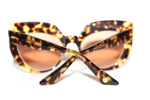 DITA DTS 514 CONIQUE TKT TORTOISE ROSE AUTHENTIC CATS EYE SUNGLASSES 53-21-145 - Picture 9 of 10