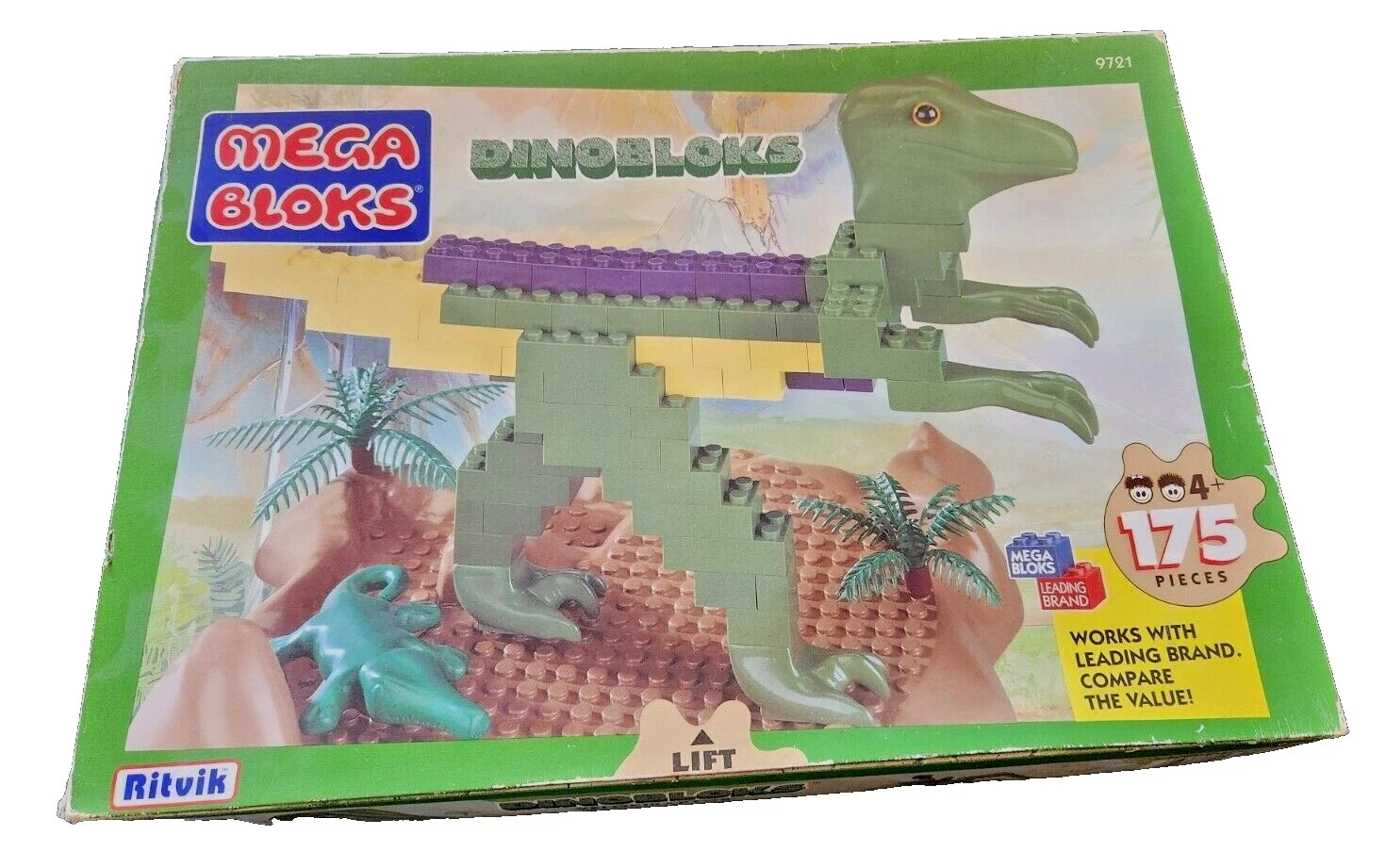 美高恐龙建筑玩具零件