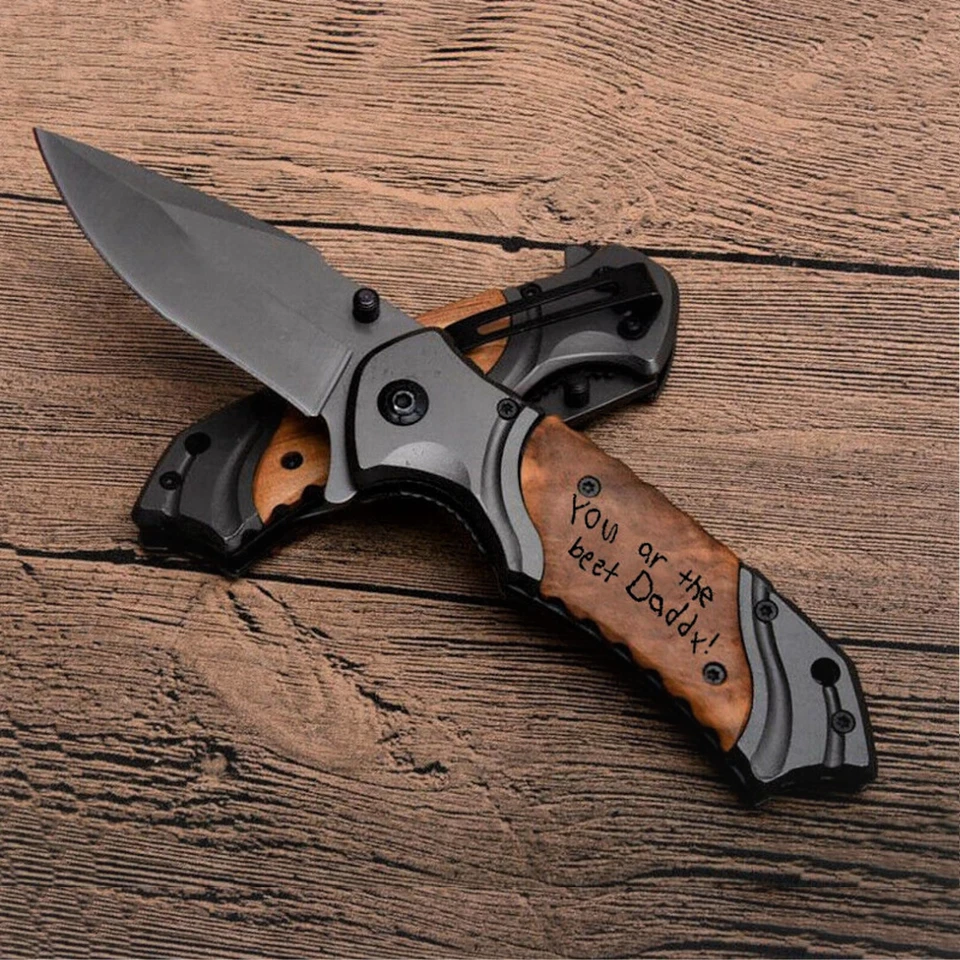 Personalized Gifts Husband Handwriting Gift For Him Gift for Dad Pocket Knife - Image 4 of 4