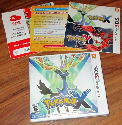 Pokemon X Nintendo 3DS - no game | eBay
