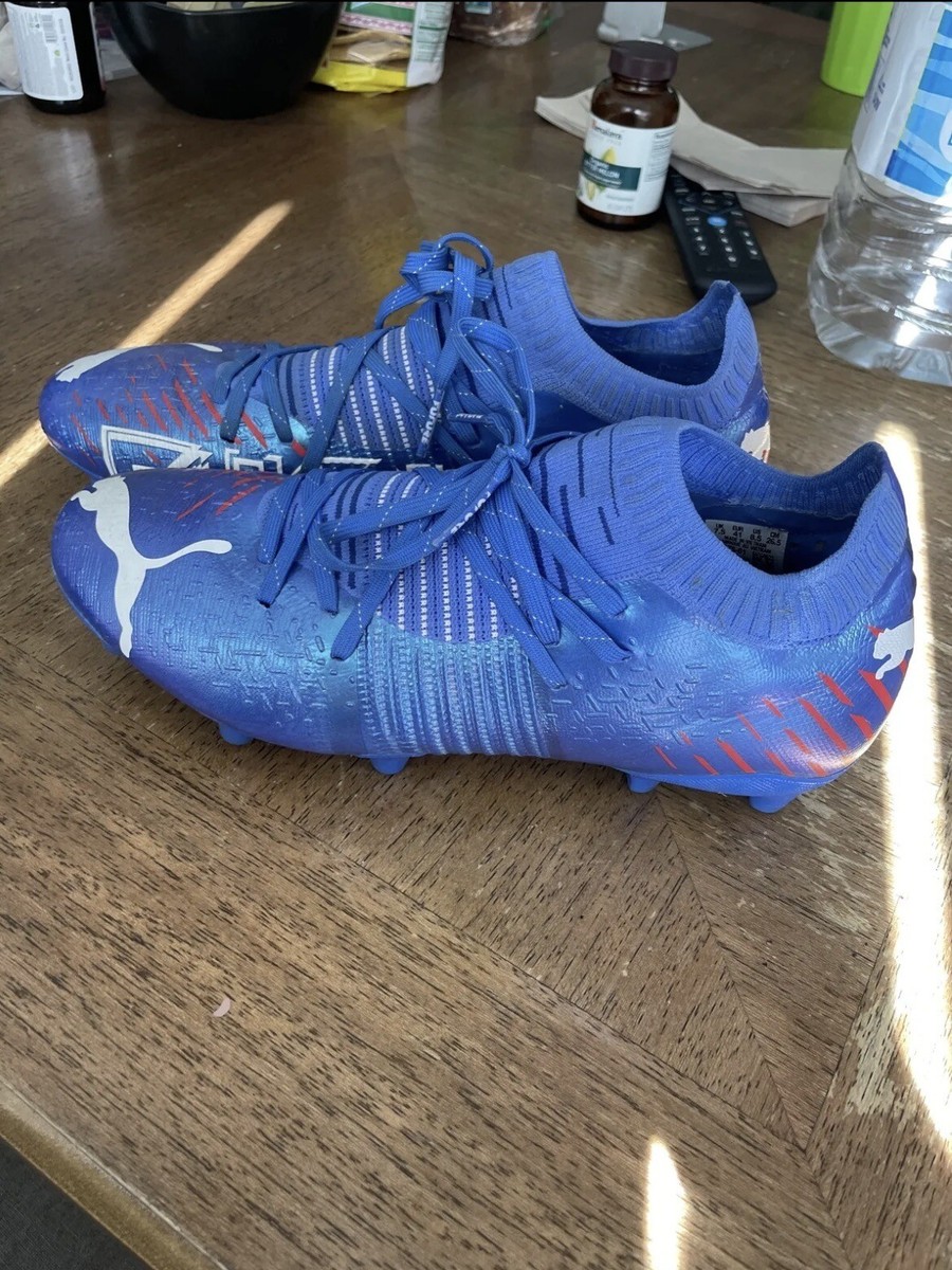 Puma Future Z 1.2 FG/AG Neymar Blue Soccer Cleats Men's (Size 8.5