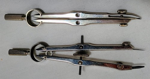 Vintage Drafting Tool Set Lot Incomplete Meisel Germany etc - Picture 6 of 13
