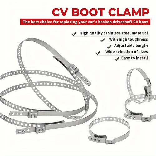 14Pcs CV Joint Boot Clamp Pliers with CV Boot Clamps Kit Ear Type Banding Tool - Picture 8 of 12