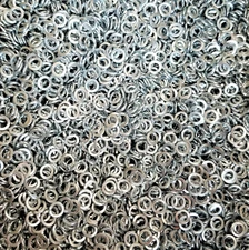 #10 Medium Split Lock Washers Steel Zinc Plated 