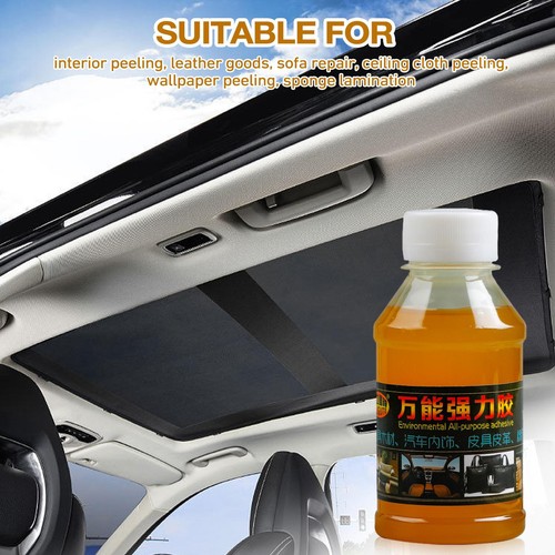 100ml Car Roof Liner Repair Glue -Fast Dry, Strong Adhesion For Fabric & Leather