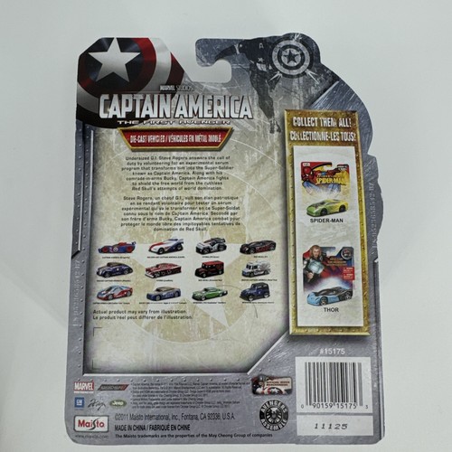 NEW Maisto 1:64 Captain America The First Avenger Red Skull Armored Van Truck - Picture 11 of 17