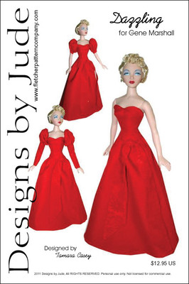 Dazzling Doll Clothes Sewing Pattern for Gene Marshall Ashton Drake