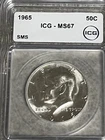1965 Kennedy Half Dollar MS 67 SMS Coin