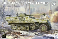 Sd.Kfz.251/22 w 7.5cm PaK 40 "Pakwagen" Border Model BT-043 skala 1/35