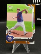 Jonah Tong - 2026 Topps Now Road to Opening Day- Orange Foil -OD-180- 01/25